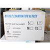 Image 1 : CASE WITH 1000 SZ LARGE NITRILE EXAM GLOVES