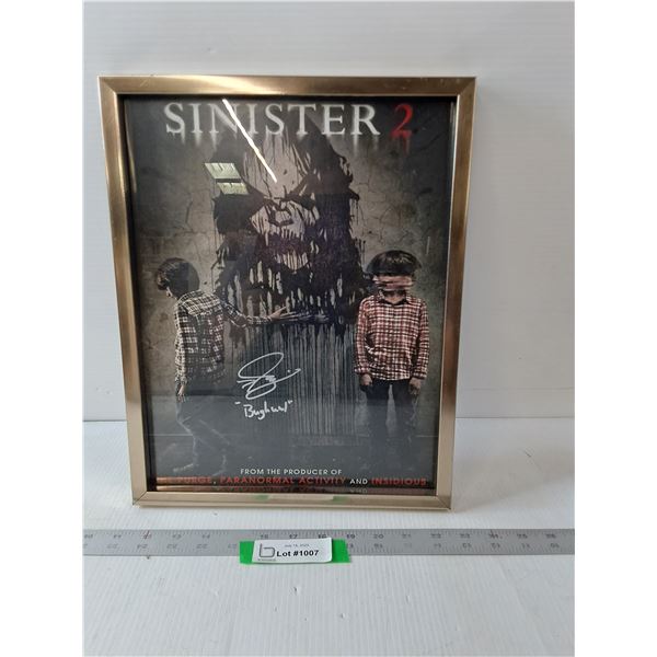 Sinister 2 Signed Picture- 12" x 15"