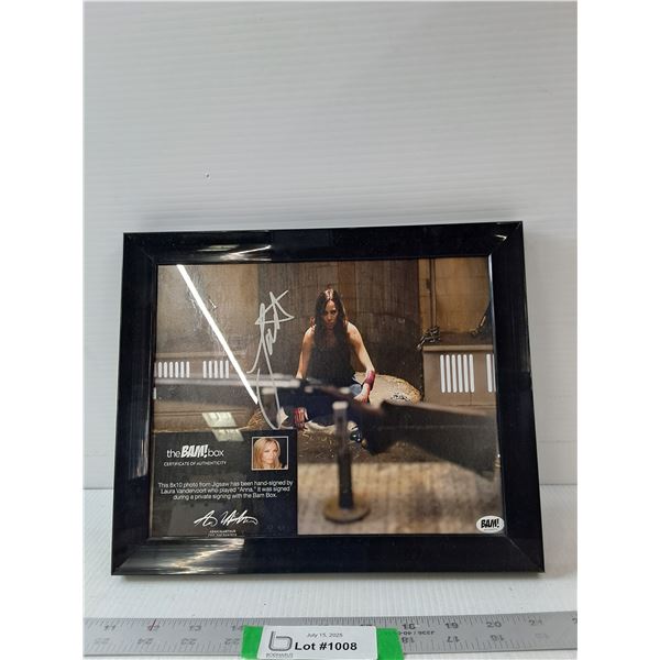 Signed Jigsaw Picture- 11.5" x 9.5"