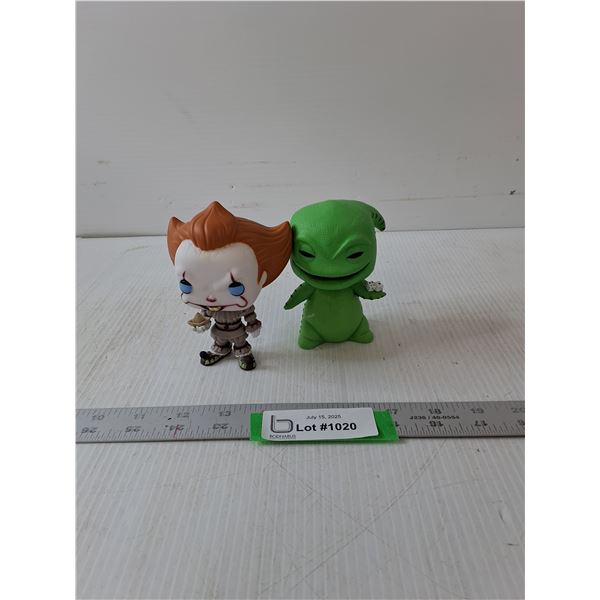 Pennywise and Oogie Boogie Funko Pops