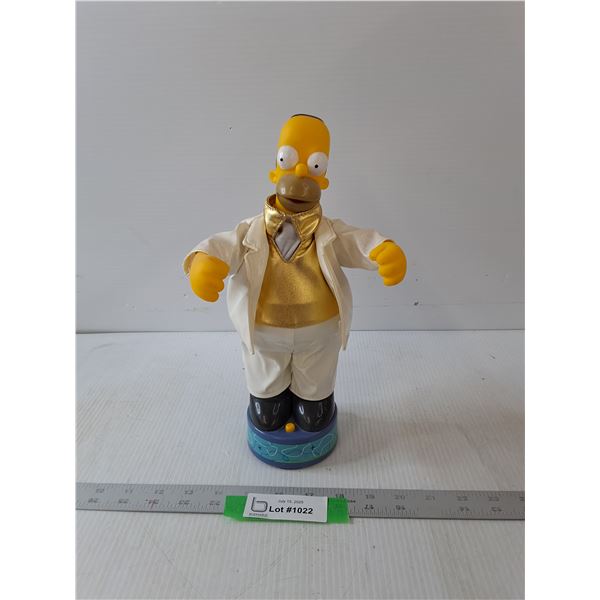 Simpsons Dancing Homer Figure- 12"- Tested