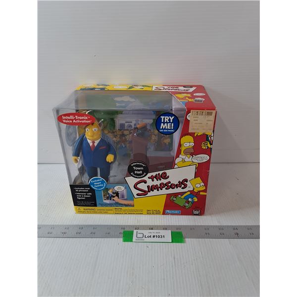 Simpsons Town Hall Environment- NIB- 10" x 8.5" x 6"