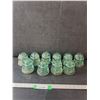 Image 1 : (10) Green Insulator- 4" x 3.5"- Has Chips