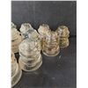 Image 3 : (12) Clear Insulator- Has Chips- 4" x 3.5"