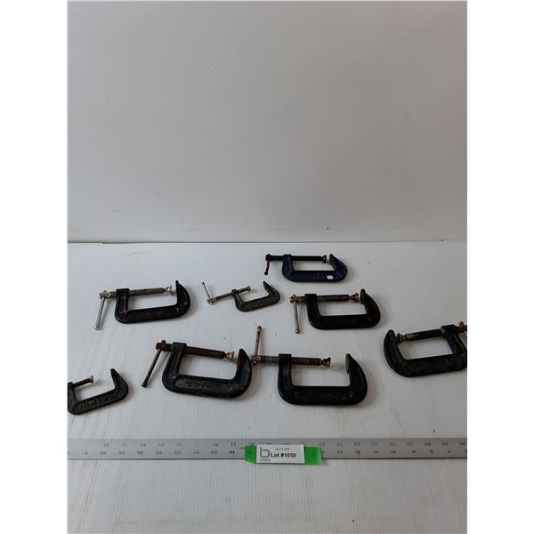 (8) C-Clamp- 3" & 2"