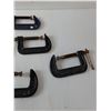 Image 2 : (8) C-Clamp- 3" & 2"