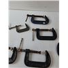 Image 3 : (8) C-Clamp- 3" & 2"