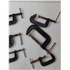 Image 3 : (8) Variety Of C-Clamps- 4"