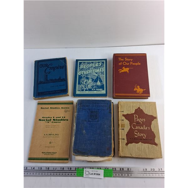 Various Books - Our Empire, Pages from Canada's Story and People's of Othertimes