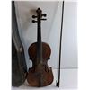 Image 2 : Vintage Violin with Case - As Is, Needs Repair 24" x 8"