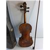 Image 6 : Vintage Violin with Case - As Is, Needs Repair 24" x 8"