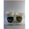 Image 1 : (2) Hand Painted Plastic Buckets 14" x 12"