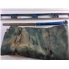 Image 4 : Tarp, 28" Carpenters Level and 12" Metal File