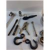 Image 3 : Hooks, Vise Grips, Metric Sockets, Ratchet Wrenches, Metal Bowl and Pliers