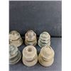 Image 3 : (8) Glass Insulators