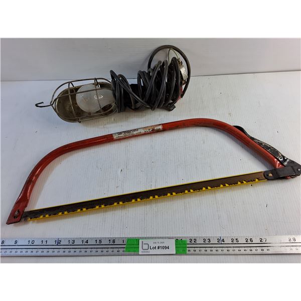 Trouble Light and Hacksaw