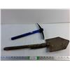 Image 1 : Folding Camp Shovel and Small Power Fist Pick Axe