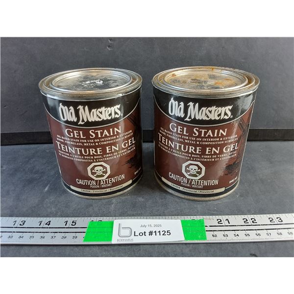 Oil Based Gel Stains - Sealed-Cannot Ship