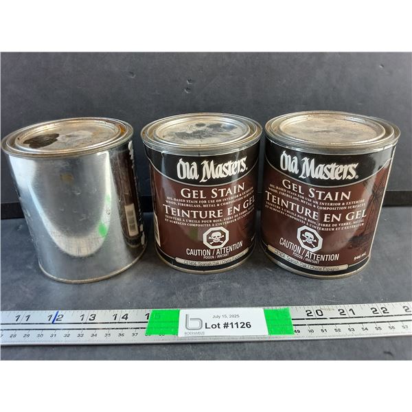 Oil Based Gel Stains - Sealed-Cannot Ship