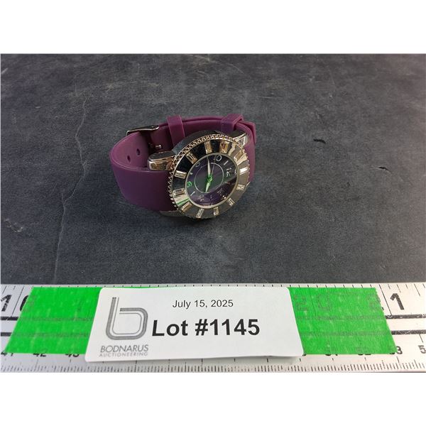 Purple Band Quartz Watch - As Is