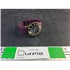 Image 1 : Purple Band Quartz Watch - As Is