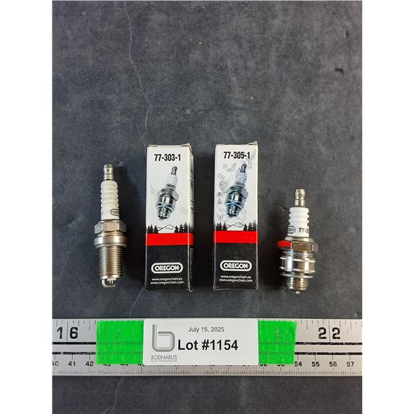 Oregon Spark Plugs - 77-303-1 and 77-305-1