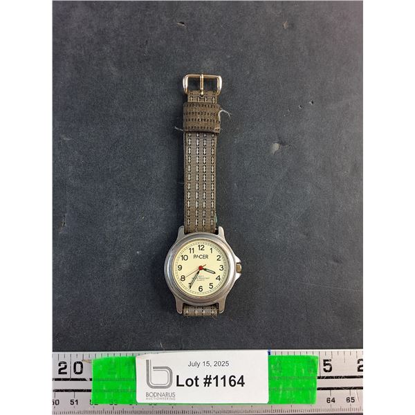 Pacer Quartz Field Style Watch - Works
