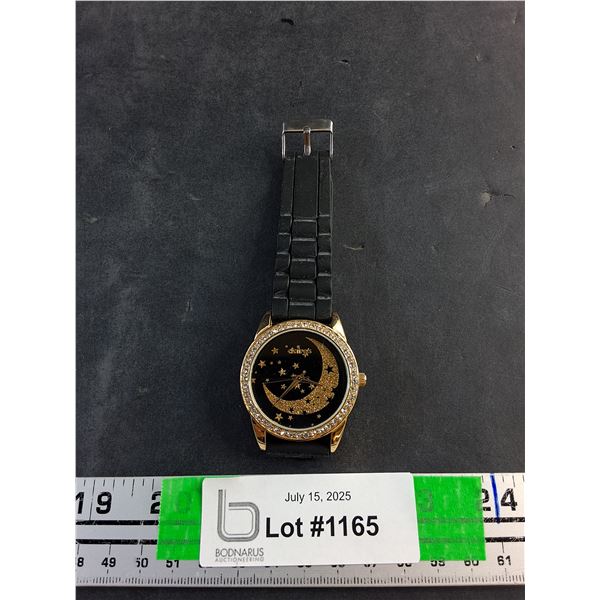 Claires Moon Face Quartz Watch - Works