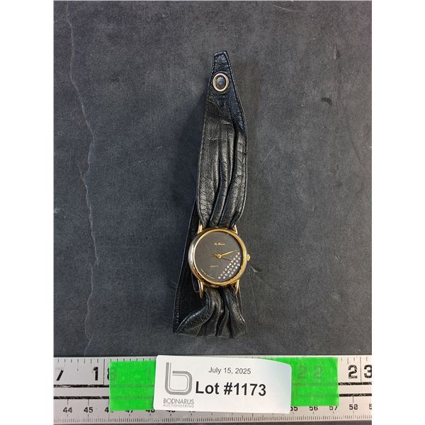 Le Baron Quartz Watch - Leather Band - Works