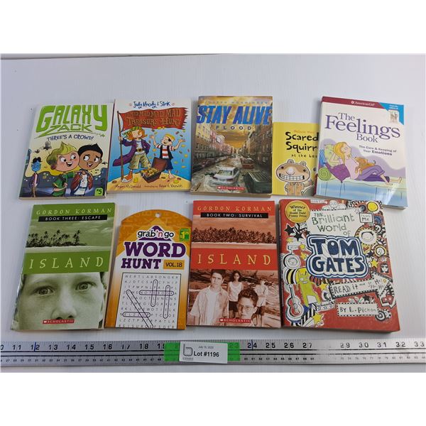 Various Books - Galaxy Zack, The Feelings Book and Tom Gates