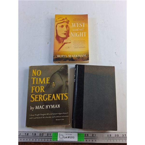 Books - West with the Night, No Time for Sergeants and The Dogs of War