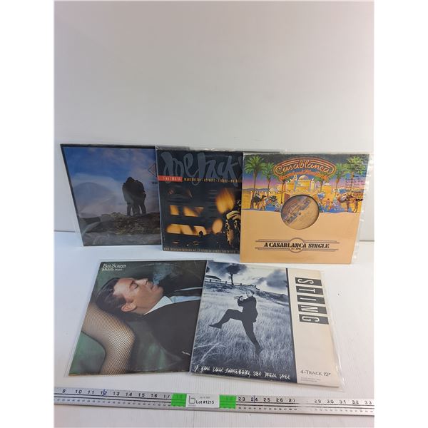 Vinyl Records - Sting, Boz Scaggs and Casablanca