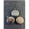 Image 2 : (3)  Vintage Pocket Watches - As Is