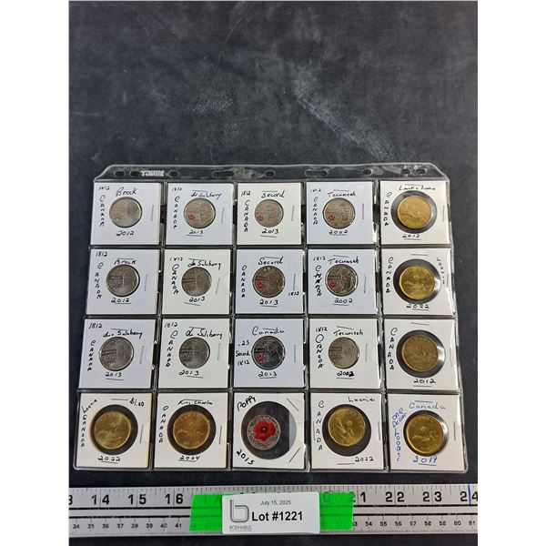 Various Canadian Collectors Coins