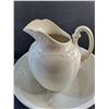 Image 3 : 15" Ceramic Bowl and Pitcher  -  PICK UP PREFERRED