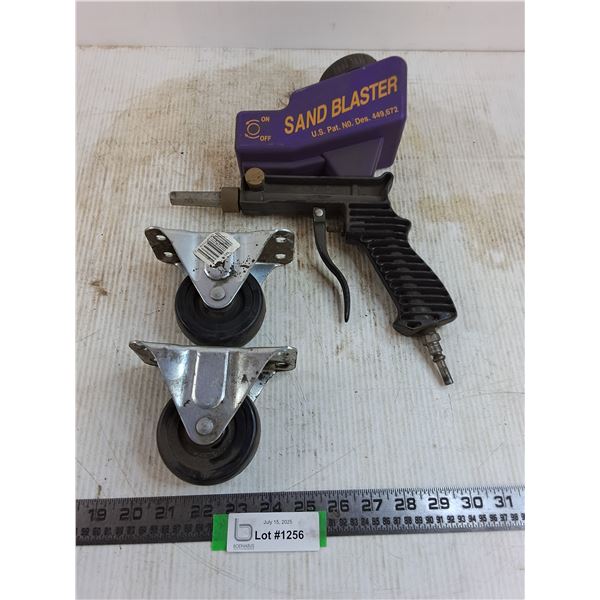 Sand Blaster - Untested, Pair of Casters
