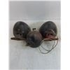 Image 2 : (3) Vintage Snowmobile Headlights - Untested