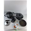 Image 1 : (2) Sauce Pans, Pot, Frying Pan, (2) Lids