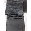 Image 4 : Queen Black Satin Pillow Cases-4 Piece- 6'' Pockets - As Is