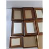 Image 2 : (17) Picture Frames - Wedding Frame 5.5'' x 8'', Folding Frame 10'' x 7'', Misc