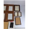 Image 4 : (17) Picture Frames - Wedding Frame 5.5'' x 8'', Folding Frame 10'' x 7'', Misc