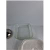 Image 5 : (3) Casserole Dishes, (2) Ice Cube Makers, Misc