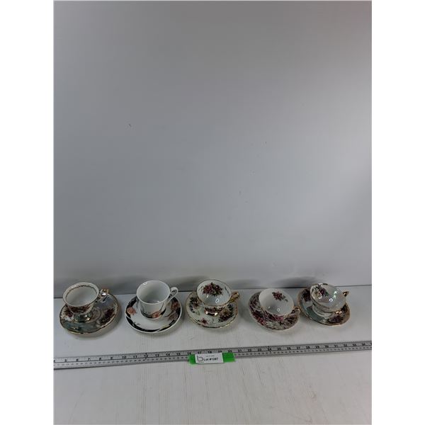 (5) Cups And Saucers
