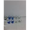 Image 5 : (2) Candle Holders, (17) Shot Glasses