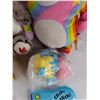 Image 6 : Assorted - (2) Stuffed Animals, (2) Childrens Books, Vtech Spin & Learn Colour Flahlight, Misc