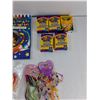 Image 3 : Colour By Number Book, (5) Crayon Boxes, Wristbands, Misc