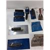 Image 2 : Assorted - (2) Cement Edgers, (2) Putty Scrapers, Putty Knife, Misc - As Is