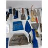 Image 3 : Assorted - (2) Cement Edgers, (2) Putty Scrapers, Putty Knife, Misc - As Is