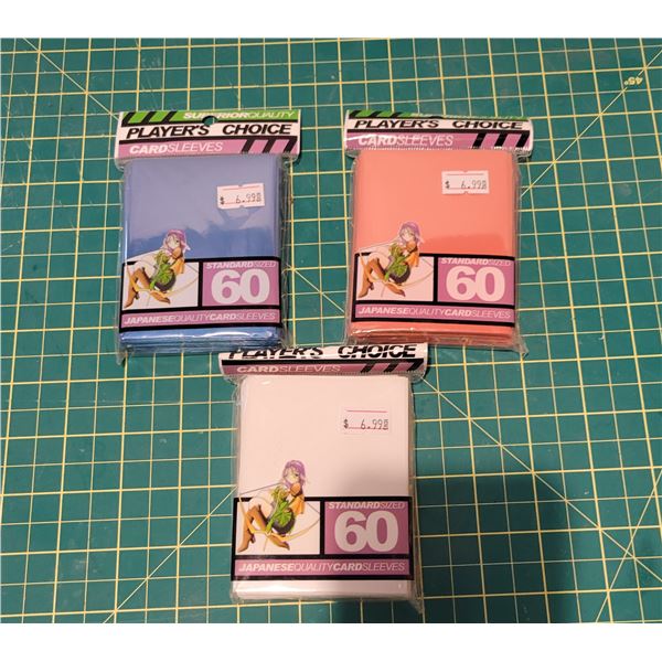 Card Game Sleeves x3