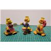 Image 1 : (3) Vintage Duck Bobble Head Figures